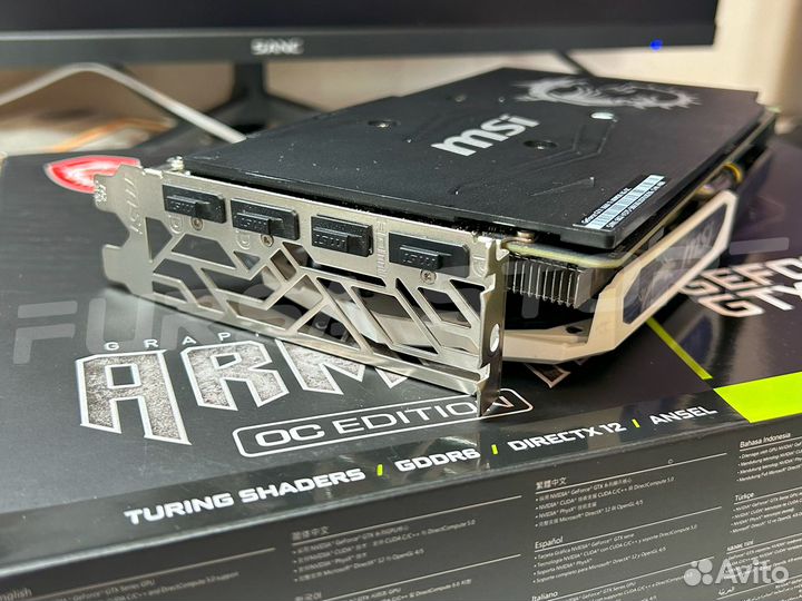 Видеокарта Nvidia GeForce GTX 1660 Ti MSI armor