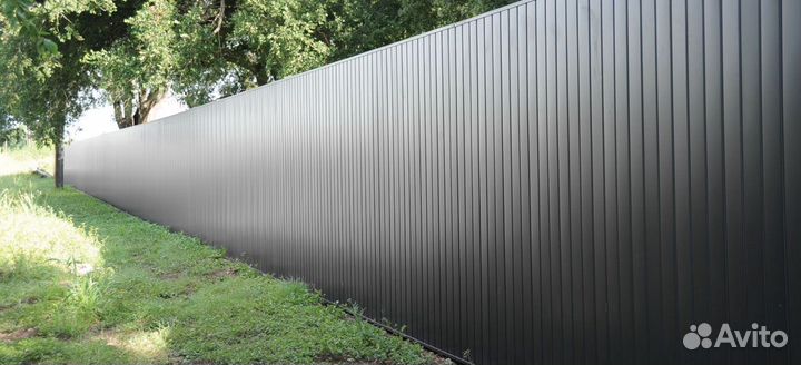 Забор из профнастила