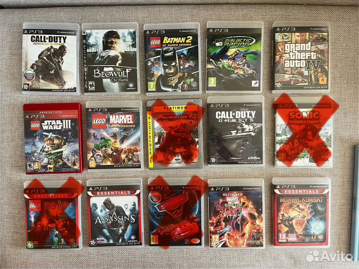 Диски на PS3/PSP