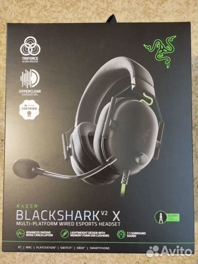 Razer Blackshark v2 X (новые)