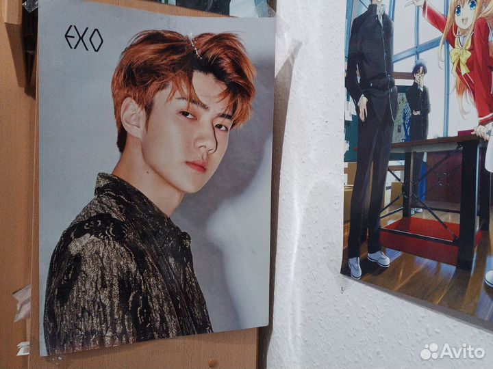 Плакат Сехун EXO А3