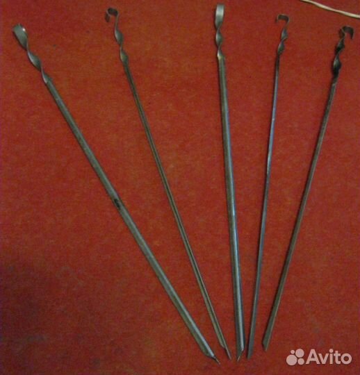 Шампур набор из 5 штук для пикника шашлыка