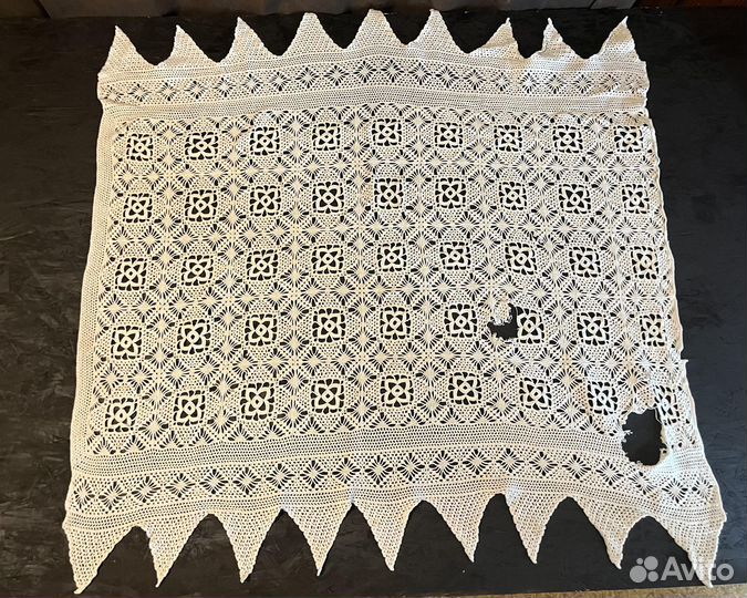 Скатерть Вязанное Кружево 117х120 11