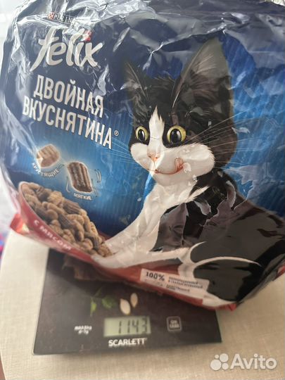 Корм для кошек пакетом