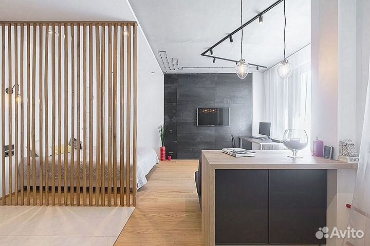 Декоративные рейки перегородки