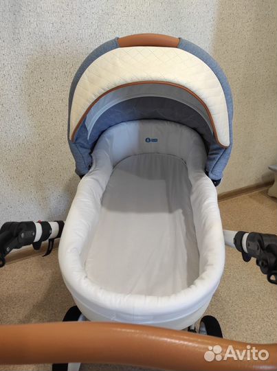 Коляска 2в1 Adamex Encore X10 Светлый джинс