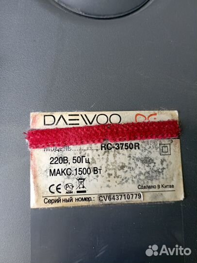 Daewoo Electronics RC-3750 (в разборе, детали)