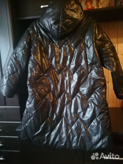 Пуховик зимний женский 60 62 размер