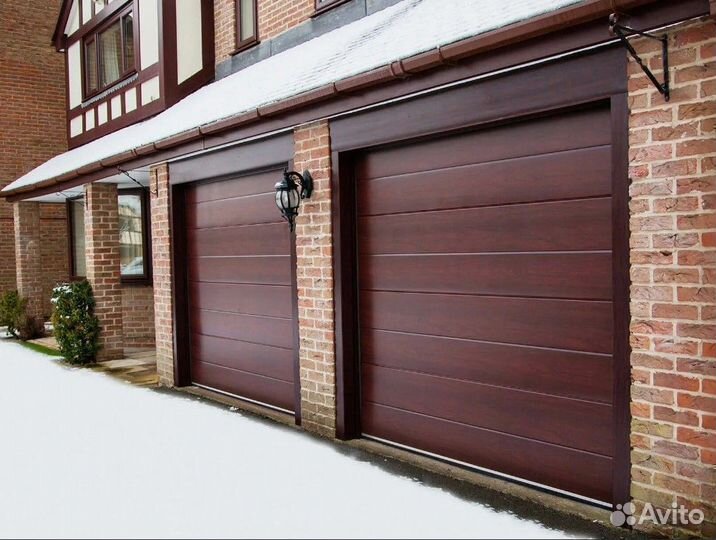 Ворота гаражные секционные рольставни