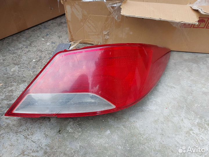 Задние фонари на hyundai solaris 1