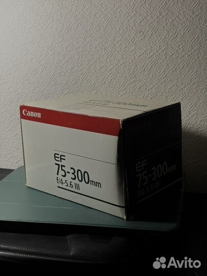 Объектив canon ef 75 300mm f 4