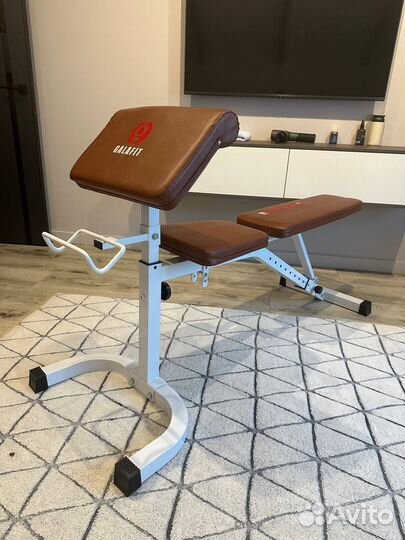 Скамья Скотта/для жима с партой для бицепса