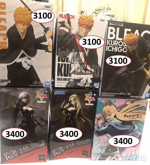 Оригинадьные фигурки из разных тайтлов (часть 2)