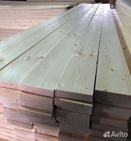 Сухая доска за м2 45 мм 190 мм 3000 мм, ав