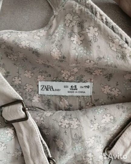 Джинсовый сарафан Zara, 110-116