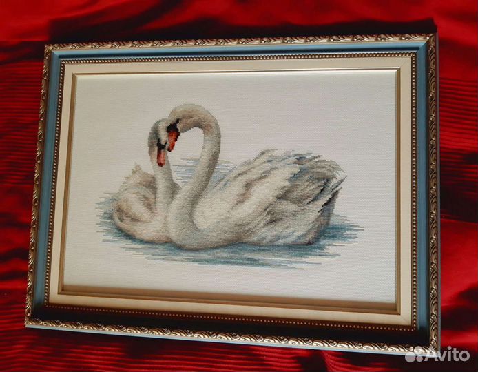 Картина Пара Лебедей