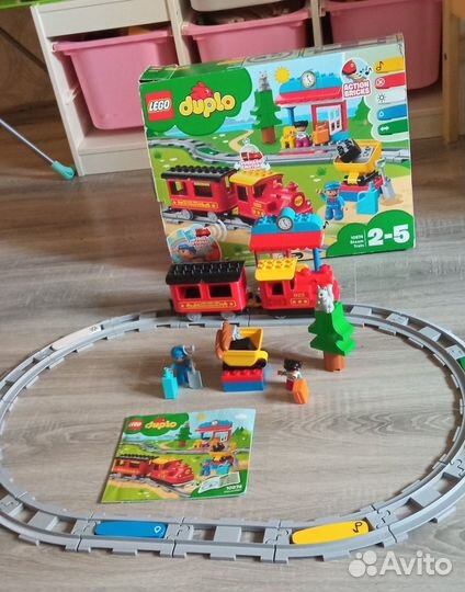 Lego дупло поезд на паровой тяге