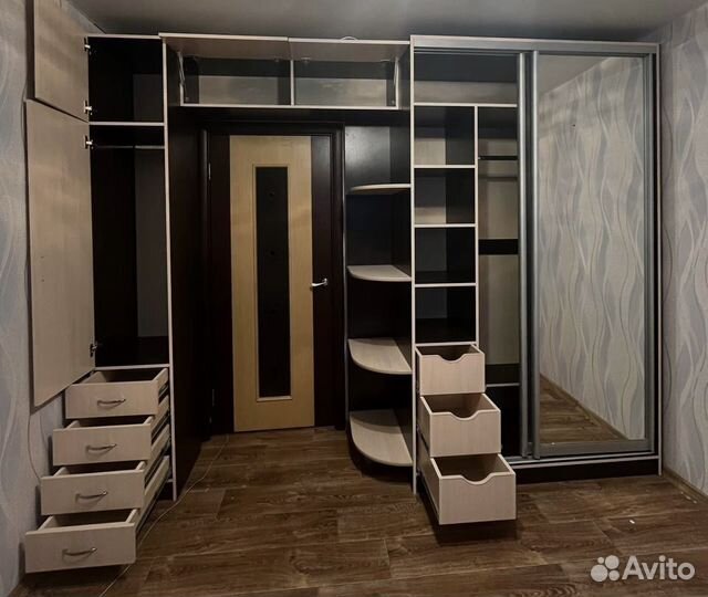 Шкаф купе с зеркалом бу
