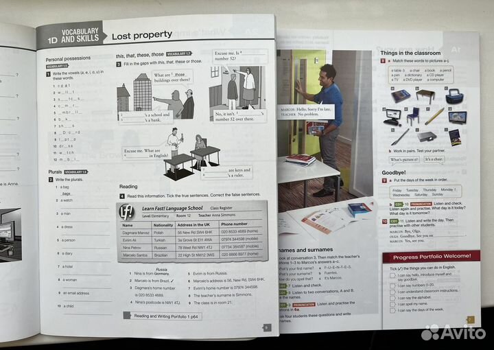 Фейстуфейс Face2face elementary новые 3 штук