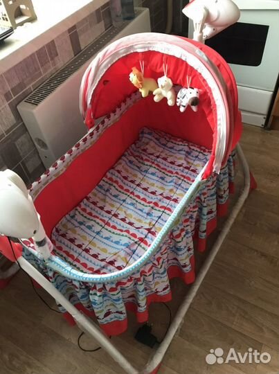 Люлька качалка с музыкой