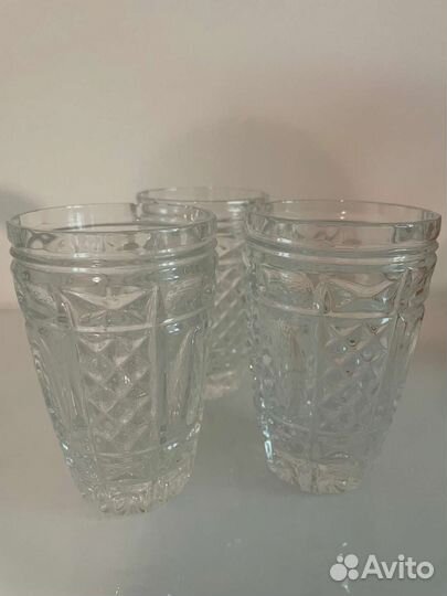 Стаканы хрустальные советские