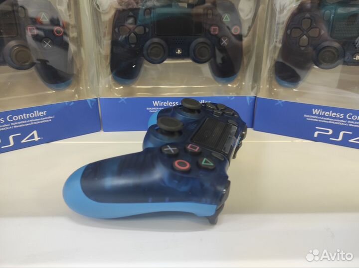 Геймпад Sony PS4 прозрачно-синий