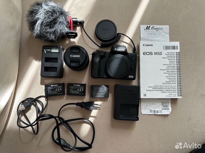Фотоаппарат canon eos m50 kit 15-45