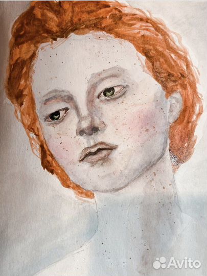 Портрет на заказ акварелью
