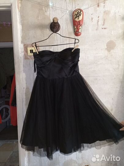 Черное вечернее платье Coast XL