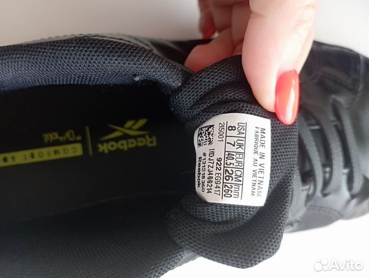 Кроссовки reebok 40-41 р(26см)