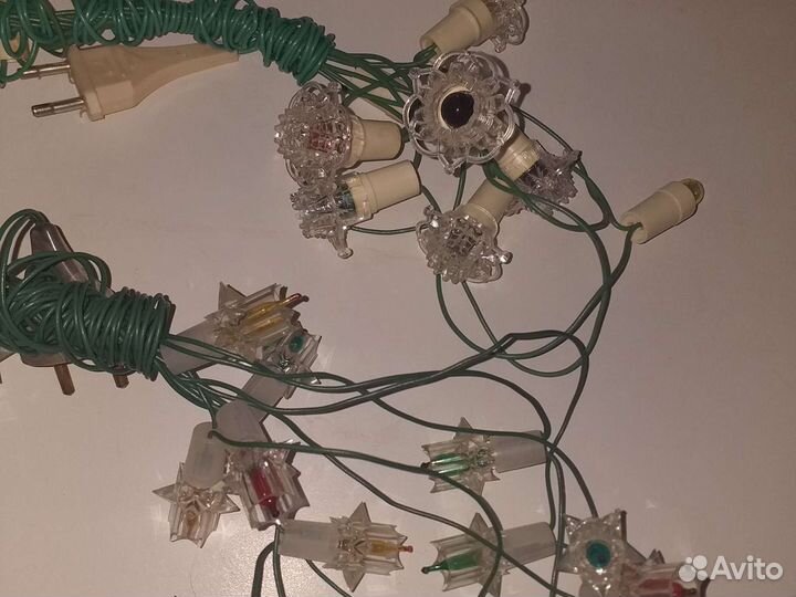 Елочная гирлянда СССР