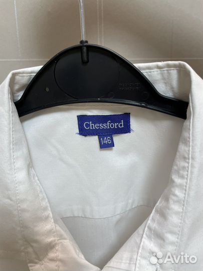 Рубашка белая для мальчика размер 146