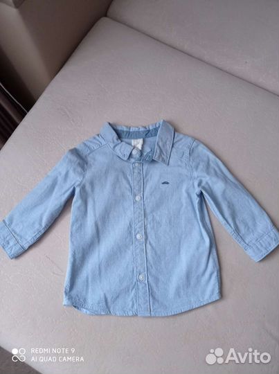 Рубашка на мальчика размер 74