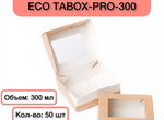 Крафт коробки с окном, бумажные коробки tabox