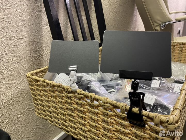 Меловой ценник А7, черный