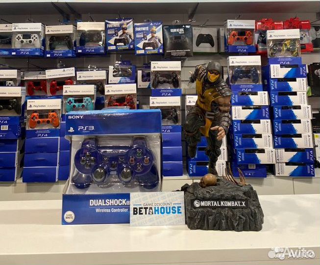 Джойстик PS3 Blue - Dualshock 3 Геймпад