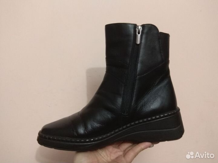 Ботинки Демисезонные Кожа натуральная р.40