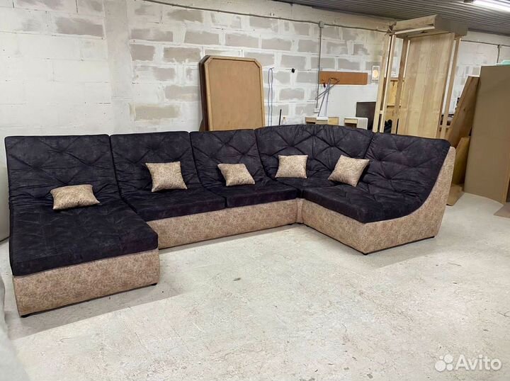 Большой угловой диван на заказ