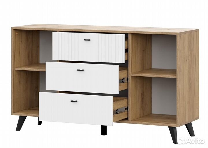 Комод новый 3 ящика Милан белый