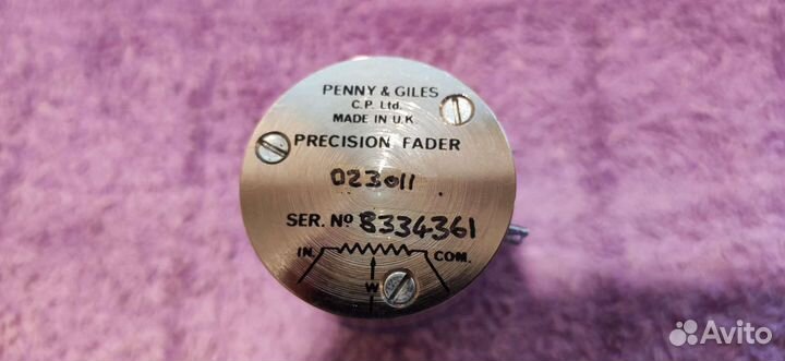 Penny & Giles RF15 rotary Potentiometer Fader