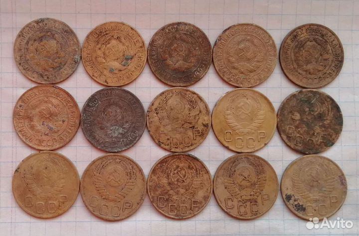 Лоты ранних советов без повторов