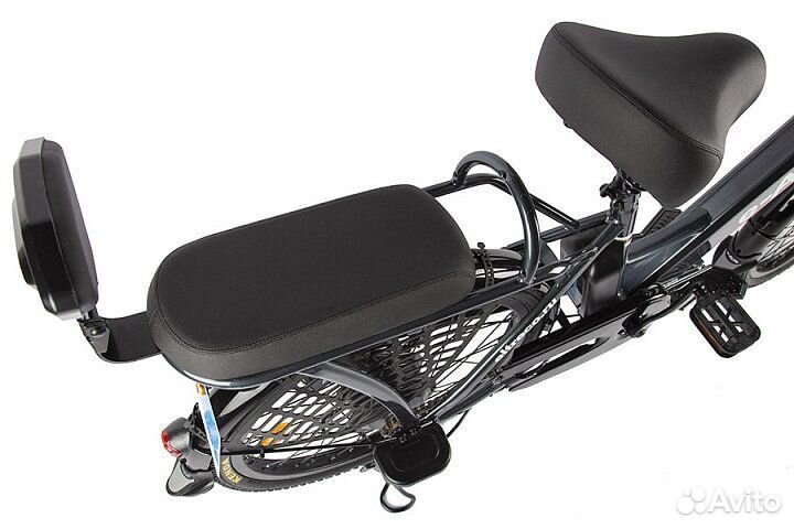 Велогибрид электровелосипед green city e-alfa new