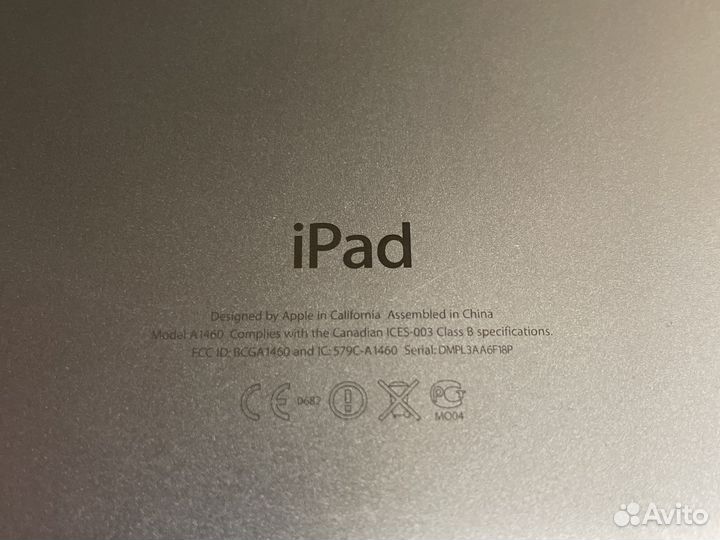 iPad А1460 4 поколение на запчасти
