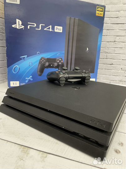 Приставка PS4 PRO 1Тб 3 ревизия (как новая)