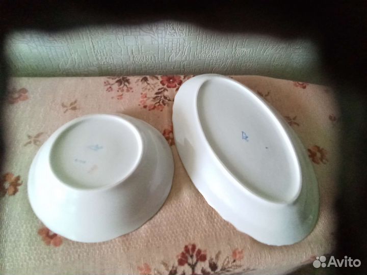 Специи, салатница, блюдо под рыбу СССР дулево