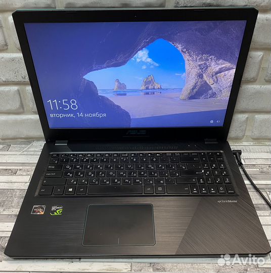 Игровой ноутбук asus F570Z