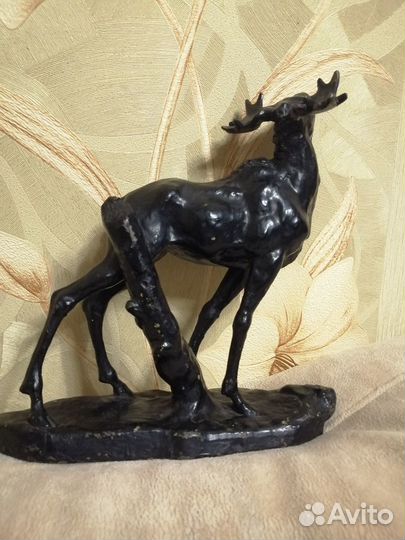 Статуэтка Лось чугун 3кг