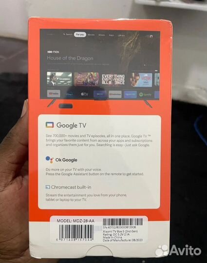 Смарт приставка Xiaomi mi box s gen 2 торг