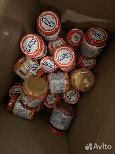 Пюре фруктовое, овощное, мясное