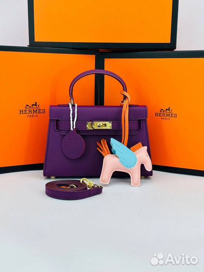 Сумка женская натуральная кожа hermes